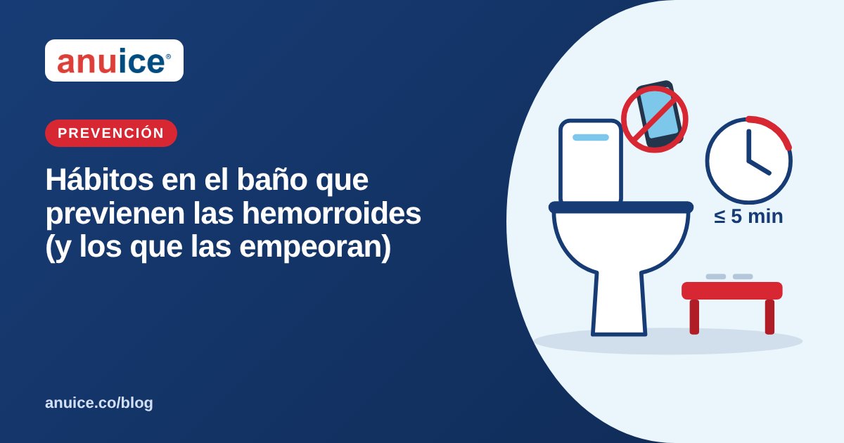 Prevención: Hábitos en el baño que previenen las hemorroides (y los que las empeoran)
